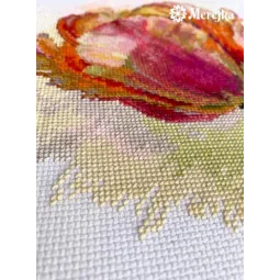 Набор для вышивания крестиком "Попугай Тюльпан" 21x21 SK248