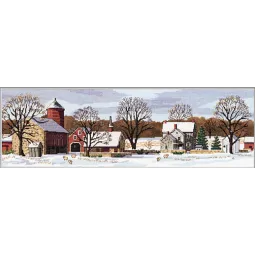 Kreuzstich-Set "Scenic Farm" 46x15cm D03841