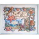 Kreuzstich-Set "Einfache Schätze" 36x28 cm D13696