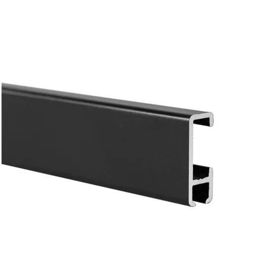 Clipschiene schwarz 200cm RC20120