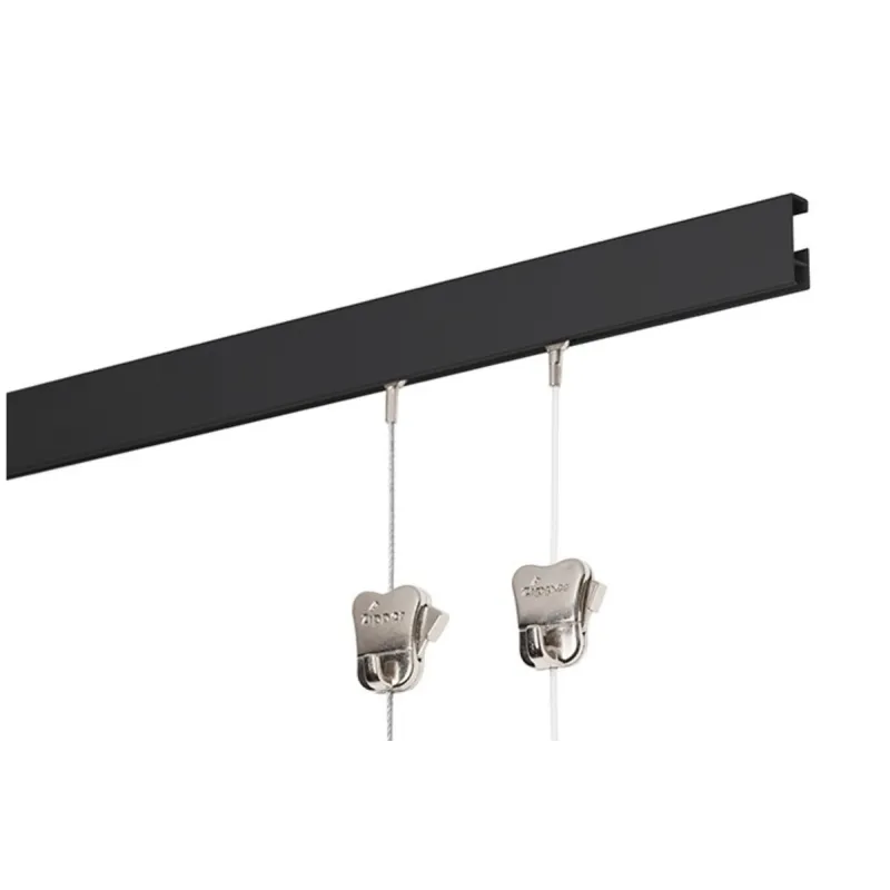 Clipschiene schwarz 200cm RC20120