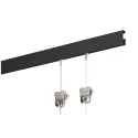 Cliprail noir 200cm RC20120