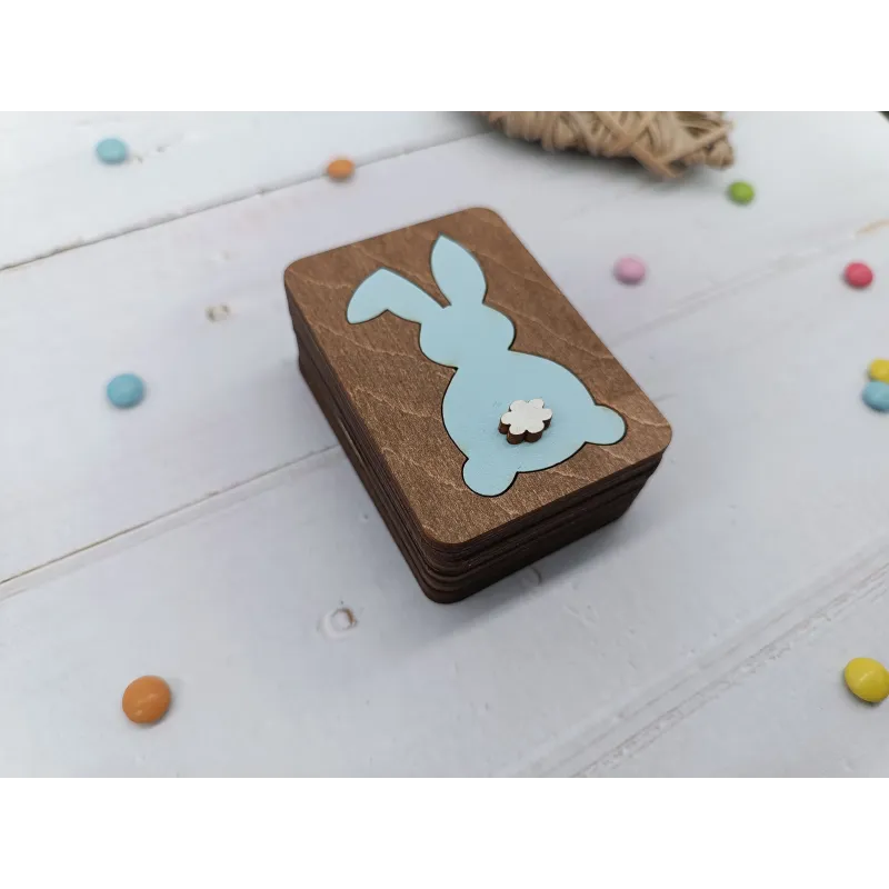 Wooden box. Rabbit KF057/31