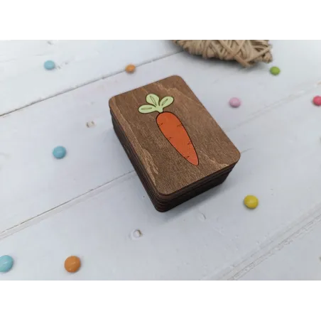 Wooden box. Carrot KF057/32