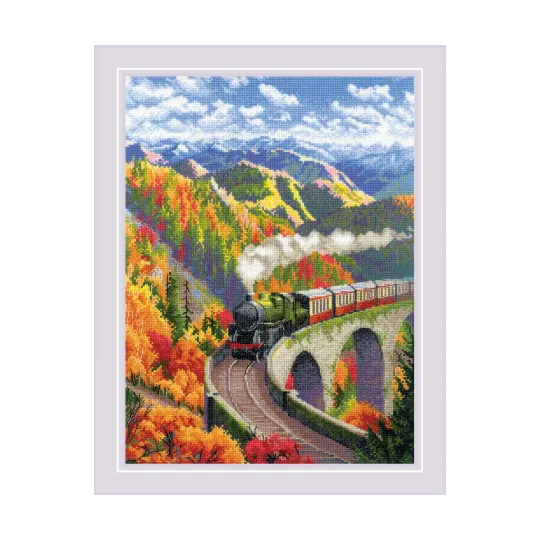 Набор для вышивания "Осенний экспресс" 30x40 SR2211