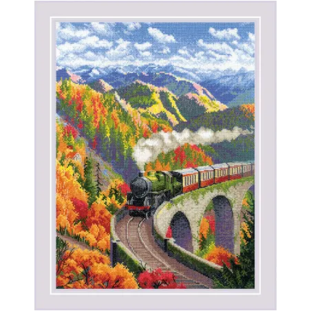 Набор для вышивания "Осенний экспресс" 30x40 SR2211