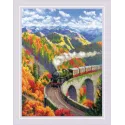 Набор для вышивания "Осенний экспресс" 30x40 SR2211