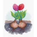 Cross stitch kit "Tulips in love" S1594