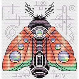 Kryželio siuvinėjimo rinkinys "Hawkmoth. Steampunk" SM-771
