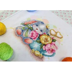 Набор для вышивания крестиком "Мечты о пионах" SNV-826