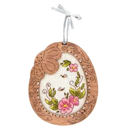 Вышивка крестом на деревянной основе "Миниатюра. Нежные цветы" SO-095