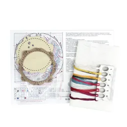 Вышивка крестом на деревянной основе "Миниатюра. Зимний подарок" SO-102