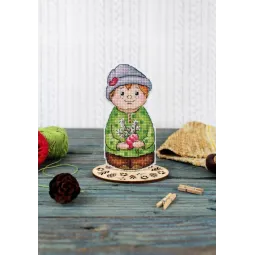 Kreuzstich-Set "Paar im Urlaub. Junge" SR-934