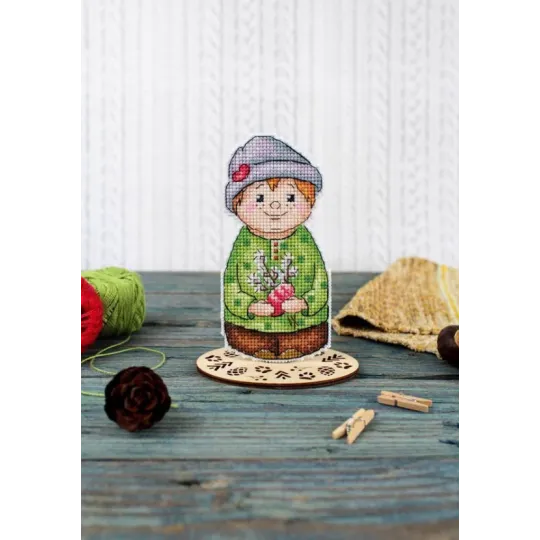 Набор для вышивания крестиком "Праздничная пара. Мальчик" SR-934