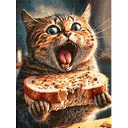 Kit de peinture au diamant "Food lover" 30x40 cm WD3074