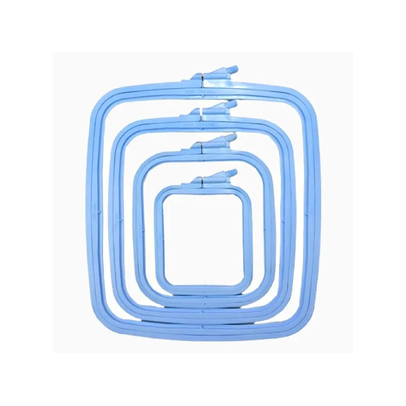 Nurge Square (Rectangular) Plastic Hoops 9.5*11 cm (blue) 170-11BL