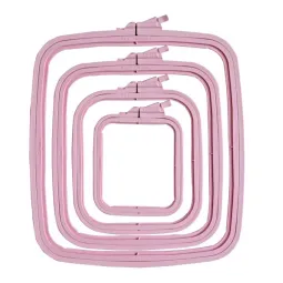 Nurge Square (rechteckige) Kunststoffreifen 9,5*11 cm (pink) 170-11PI