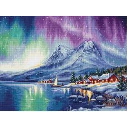 Cross Stitch Kit "Northern Lights" 32x24cm SB705