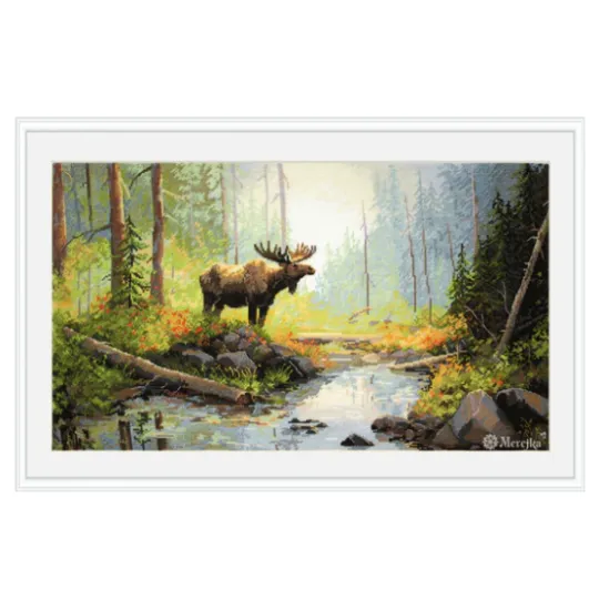 Kreuzstich -Kit "Woodland Morning" 29x52 SK245