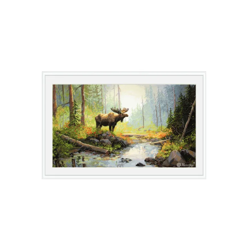 Kreuzstich -Kit "Woodland Morning" 29x52 SK245