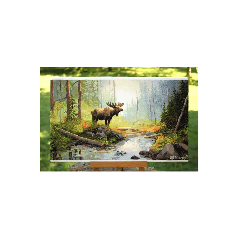 Kreuzstich -Kit "Woodland Morning" 29x52 SK245