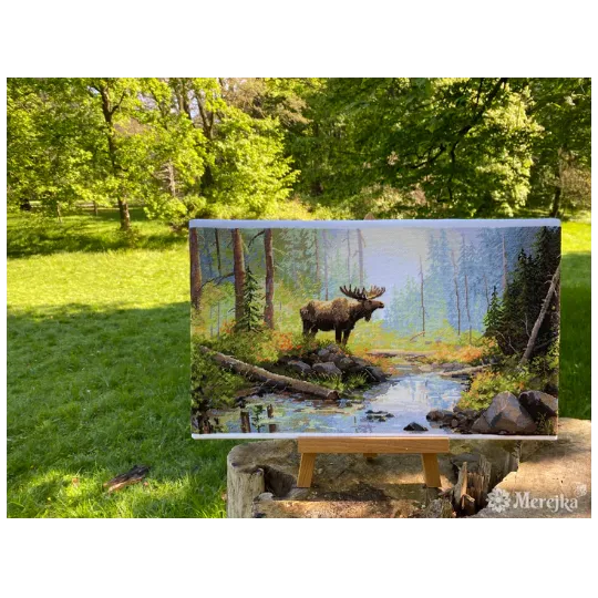 Kreuzstich-Set "Woodland Morning" 29x52 SK245