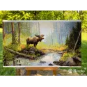 Kreuzstich -Kit "Woodland Morning" 29x52 SK245