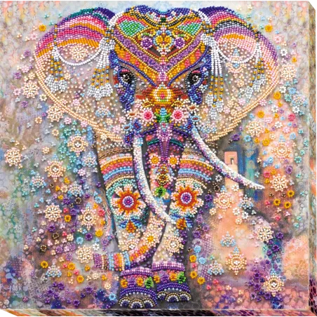 Kit de broderie de perles principal Miracle d'Inde (Scènes Déco) Abris Art AAB-587