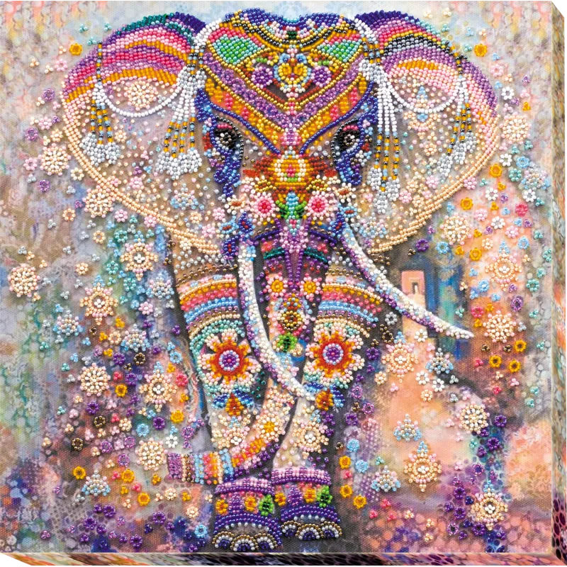 Kit de broderie de perles principal Miracle d'Inde (Scènes Déco) Abris Art AAB-587