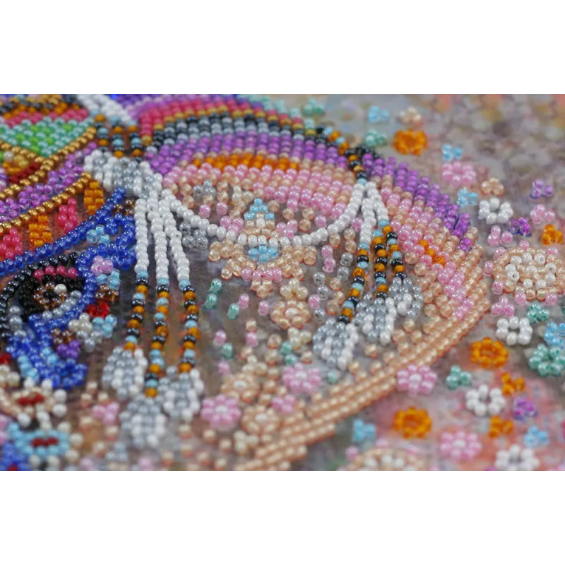 Kit de broderie de perles principal Miracle d'Inde (Scènes Déco) Abris Art AAB-587