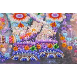 Kit de broderie de perles principal Miracle d'Inde (Scènes Déco) Abris Art AAB-587