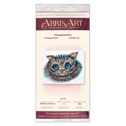 Pagrindinis rinkinys siuvinėjimui karoliukais Cheshire Cat (Fantasy) Abris Art AB-687