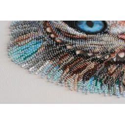 Pagrindinis rinkinys siuvinėjimui karoliukais Cheshire Cat (Fantasy) Abris Art AB-687