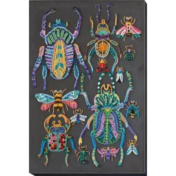 Kit de broderie de perles principal Beetles (Scènes Déco) AAB-730