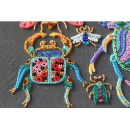 Main Bead Embroidery Kit Beetles (Deco Scenes) Abris Art AB-730