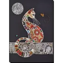 Bead Embroidery Kit "Cat and moth" AAB-794