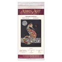 Bead Embroidery Kit "Cat and moth" AAB-794