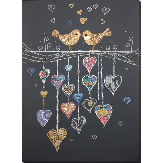 Набор для вышивки бисером Основной Birds in love (Deco Scenes) AAB-872