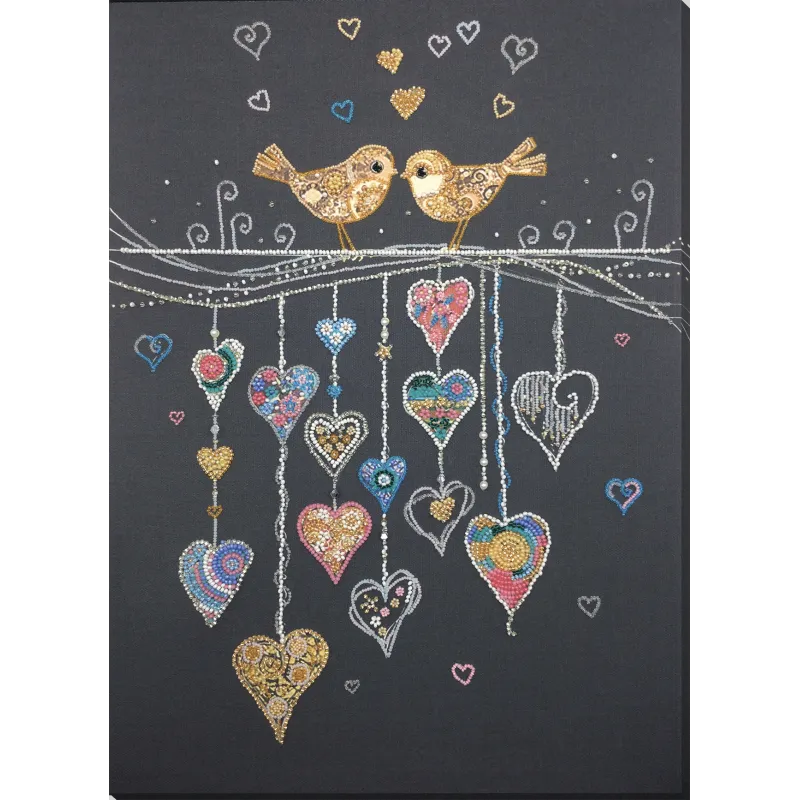 Набор для вышивки бисером Основной Birds in love (Deco Scenes) AAB-872