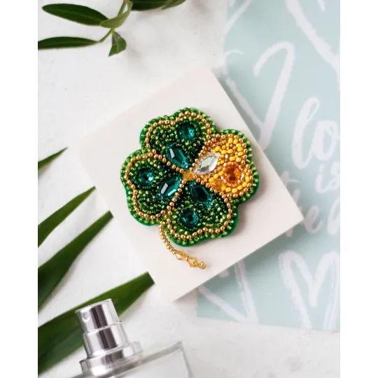 Décoration Feuille porte-bonheur Abris Art AD-093