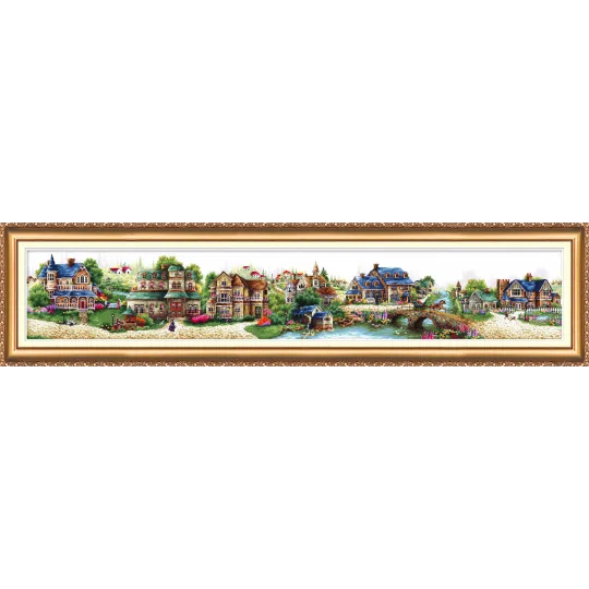 Cross-stitch kits "Fairytale town" AAH-010