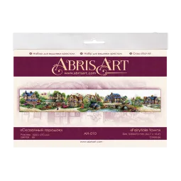 Наборы для вышивания крестиком Сказочный городок (Пейзаж) Abris Art AH-010