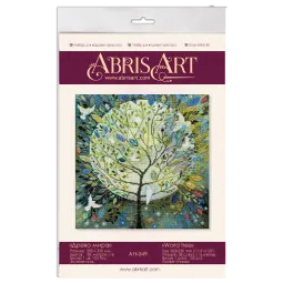 Kryželiu siuvinėjimo rinkiniai Pasaulio medis Abris Art AAH-049