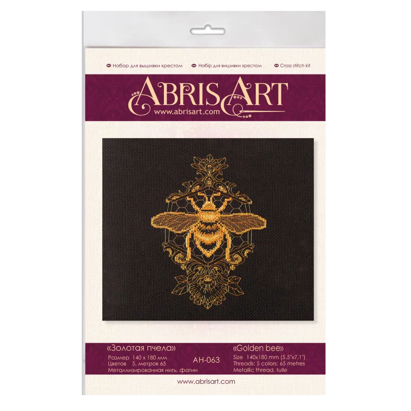 Cross-stitch kits "Golden bee" AAH-063