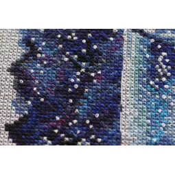 Kryželiu siuvinėjimo rinkiniai Mėnuo įsimylėjėliams Abris Art AAH-095