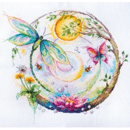 Kryželiu siuvinėjimo rinkiniai „Color magic“ (Deco Scenes) Abris Art AH-135