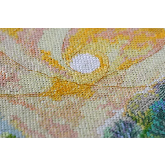 Kreuzstich-Sets Sonnenaufgang über dem Fluss (Landschaften) Abris Art AAH-152