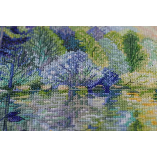 Cross-stitch kits "Dawn over the river" AAH-152