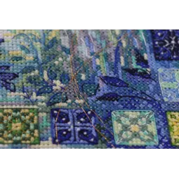 Cross-stitch kits Dawn over the river (Landscapes) Abris Art AH-152