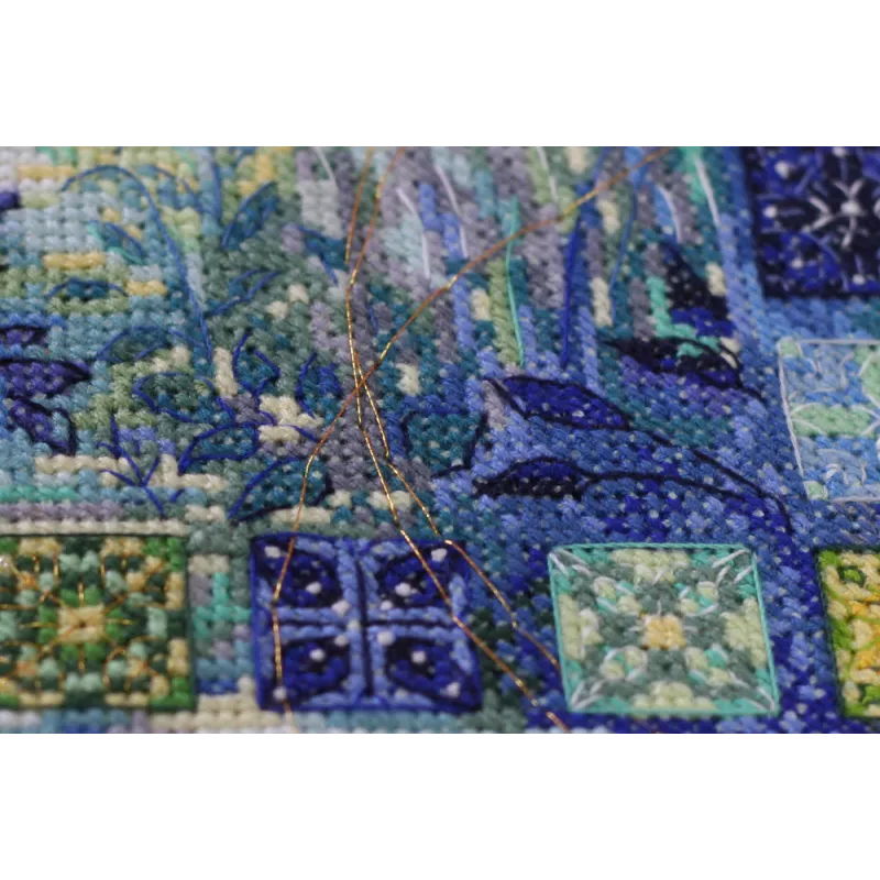 Kreuzstich-Sets Sonnenaufgang über dem Fluss (Landschaften) Abris Art AAH-152